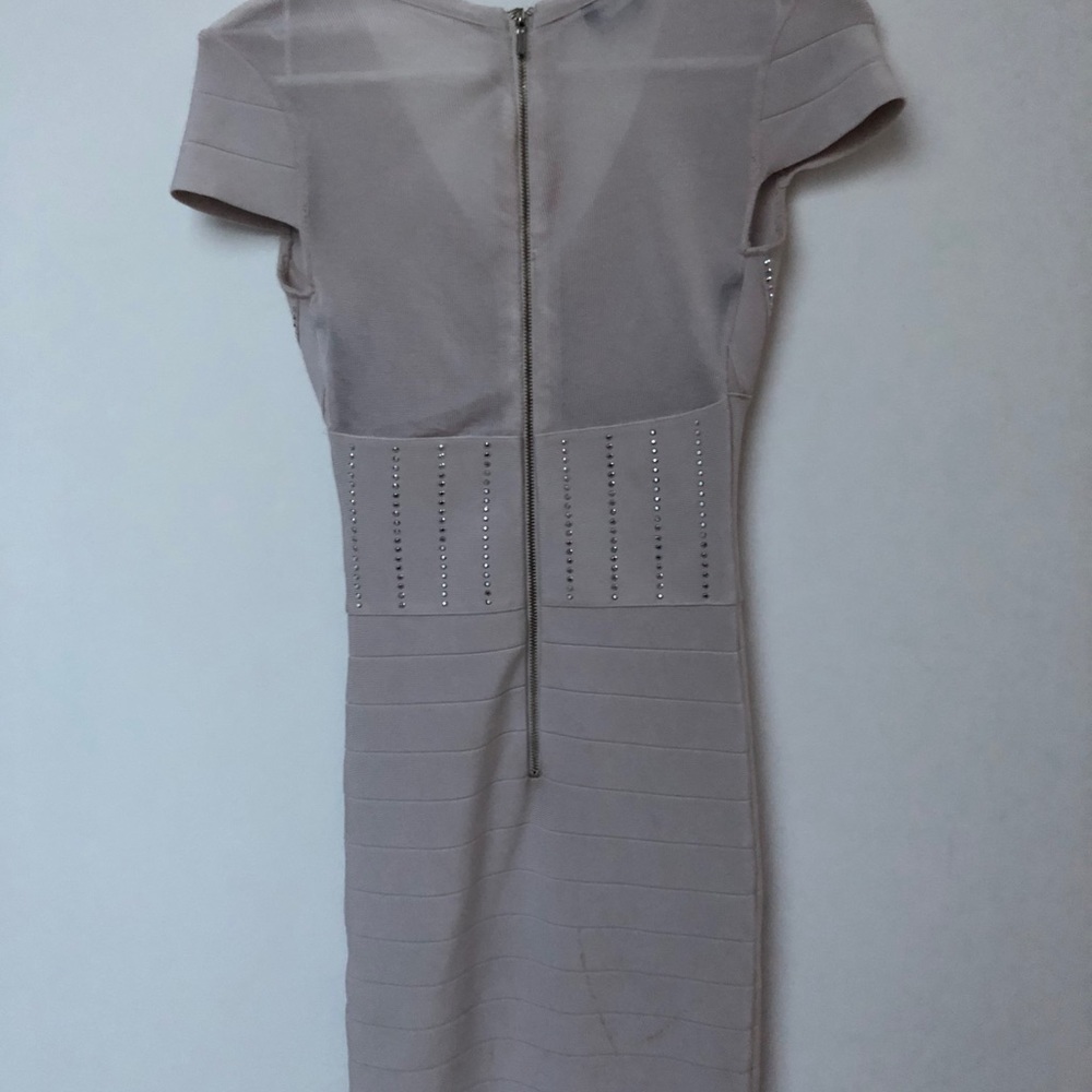 Bodycon Mini Bebe dress light pink